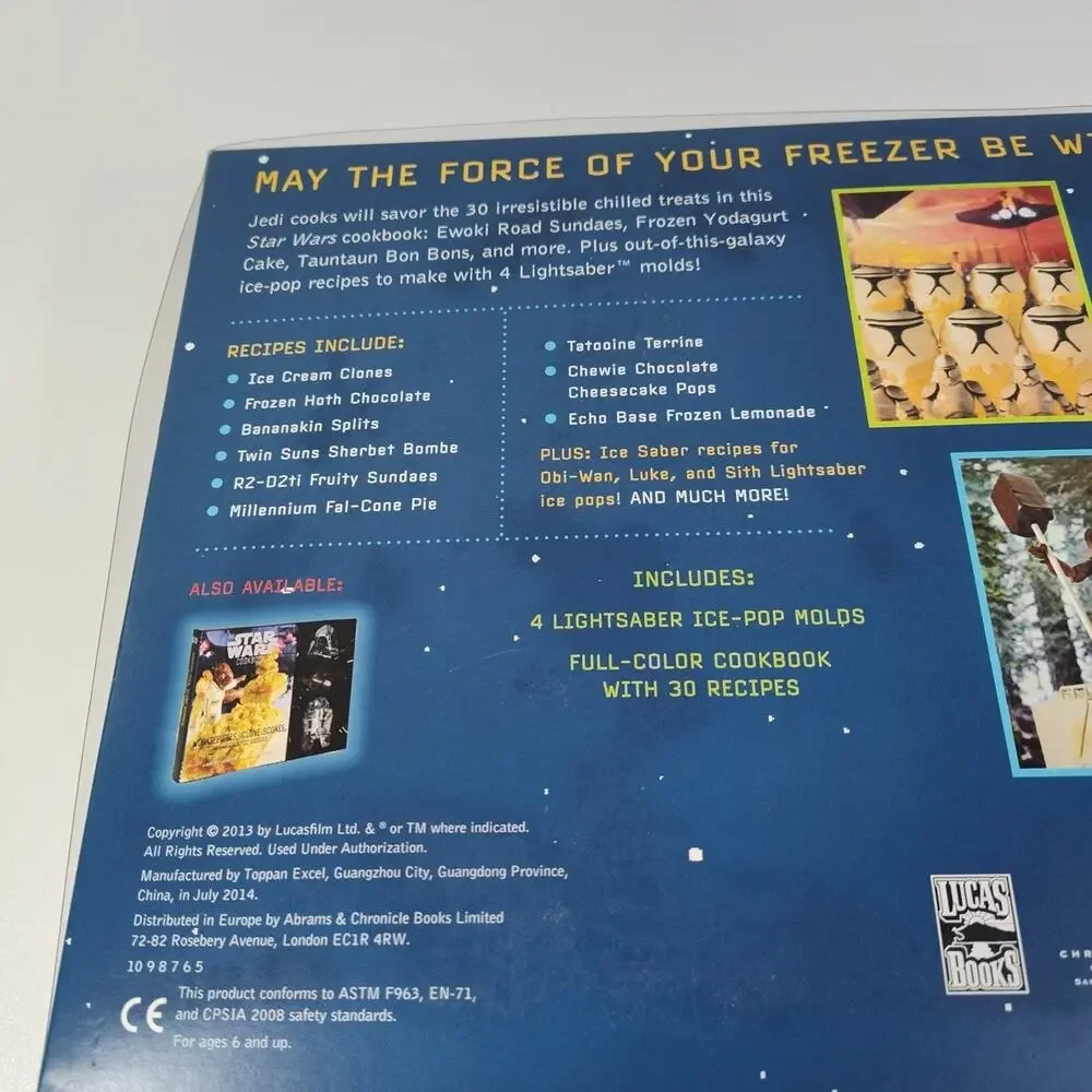 Star Wars Cookbook w/ Ice Sabers Using the Force of Your Freezer‎ 30 Recipes